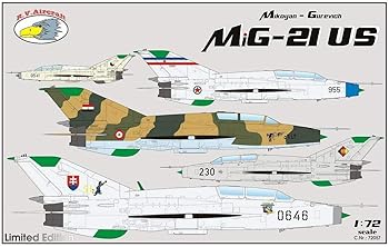 【中古】【未使用】R.V.エアクラフト 1/72 MiG-21US モンゴルB リミテッドエディション プラモデル RVA7257