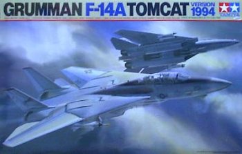 【中古】タミヤ 1/32 エアークラフトシリーズ No.03 アメリカ海軍 グラマン F-14A トムキャット バージョン1994 プラモデル 60303|AJIMURA-SHOP