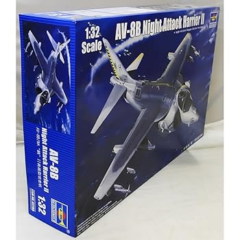 【中古】【未使用】トランペッター 1/32 AV-8B ナイトアタック・ハリアー2 プラモデル