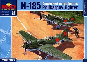 【中古】MICRO SCALE DESIGN 1/72 ポリカルポフ I-185 プラモデル