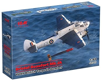 【中古】【未使用】ICM 1/48 ブリストルビューフォートMk.IA 雷撃機 プラモデル 48315 (飛行機)|AJIMURA-SHOP