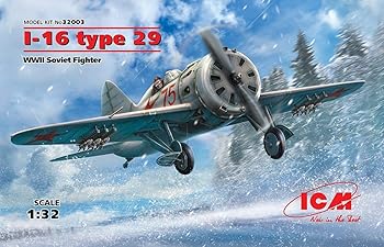 【中古】【未使用】ICM 1/32 ソビエト空軍 ポリカルポフI-16 タイプ29 プラモデル 32003｜AJIMURA-SHOP