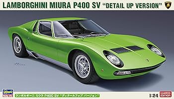 【中古】ハセガワ 1/24 ランボルギーニ ミウラ P400 SV ディティ－ルアップバージョン プラモデル 20439
