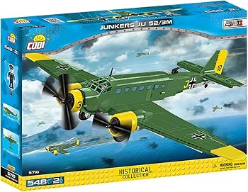 【中古】Cobi Small Army #5710 ユンカース JU 52/3M クレタ島 (WWII ドイツ軍) 【ミリタリーブロック-COBI】