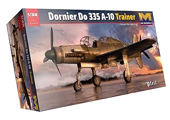 【中古】【未使用】HKモデル 1/32ドルニエ Do335A-10 練習機 プラモデル 01E09