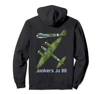 【中古】ユンカースJu88 ドイツWW2高速爆撃機の機体図 パーカー