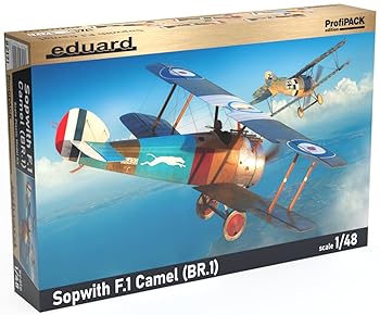 【中古】エデュアルド 1/48 プロフィパック イギリス空軍 ソッピース F.1 キャメル BR.1エンジン搭載型 プラモデル EDU82171 成型色