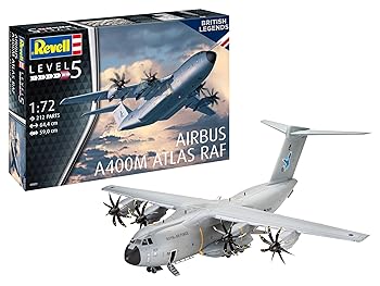 【中古】ドイツレベル(Revell) 1/72 イギリス空軍 エアバス A400M アトラス プラモデル 03822 成型色|AJIMURA-SHOP