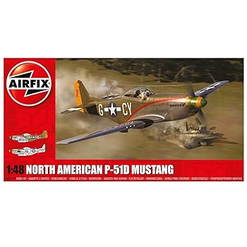 【中古】【未使用】エアフィックス 1/48 アメリカ陸軍航空軍 ノースアメリカン P-51D マスタング プラモデル X-5131A
