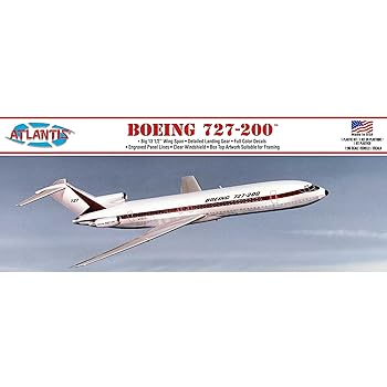 【中古】アトランティスモデル 1/96 ボーイング 727 プロトタイプマーキング プラモデル ATLAMCA6005