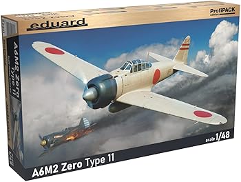 【中古】エデュアルド(Eduard) 1/48 プロフィパック 日本海軍 A6M2 零式艦上戦闘機 11型 プラモデル EDU82211 成型色|AJIMURA-SHOP