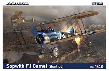 【中古】エデュアルド 1/48 ウィークエンドエディション イギリス空軍 ソッピース F.1 キャメル ベントレーエンジン プラモデル EDU8485 成型色