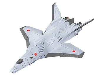 【中古】青島文化教材社 ゴジラ×メカゴジラ AC-3 しらさぎ 3機セット 全長約110mm 色分け済みプラモデル GO-04画像