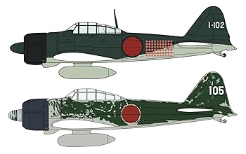 【中古】ハセガワ 1/72 日本軍 三菱 A6M2b/A6M3 零式艦上戦闘機 21型/22型 ラバウルエースセット プラモデル 02437｜AJIMURA-SHOP