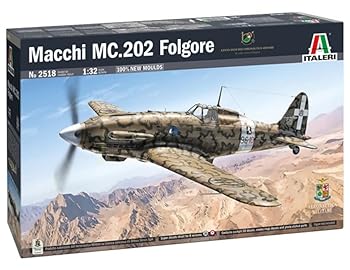 【中古】Italeri イタレリ 1/32 WW2 イタリア マッキ MC.202 フォルゴーレ 日本語大役補足説明書付属 プラモデル IT2518JP