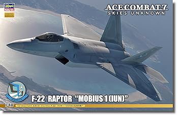 【中古】【未使用】ハセガワ クリエイターワークスシリーズ エースコンバット7 スカイズ・アンノウン F-22 ラプター メビウス1(IUN仕様) 1/48スケール プラモデル S｜AJIMURA-SHOP
