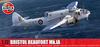 【中古】エアフィックス(Airfix) 1/72 ブリストル ボーフォート Mk.1A プラモデル X-4021A (飛行機)｜AJIMURA-SHOP