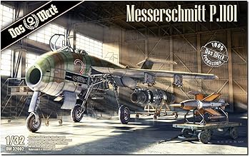 【中古】【未使用】ダス・ヴェルク 1/32 メッサーシュミット P.1101 プラモデル USCDW32002 (飛行機)