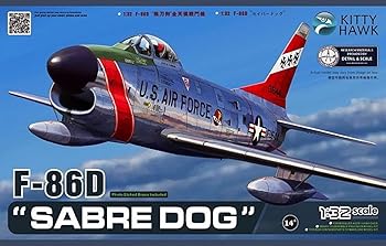 【中古】【未使用】キティホークモデル(Kitty Hawk Model) 1/32 F-86D セイバードッグ プラモデル KH32007 (飛行機)