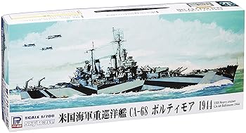 【中古】【未使用】ピットロード 1/700 米国海軍 重巡洋艦 ボルティモア 1944 エッチングパーツ付|AJIMURA-SHOP