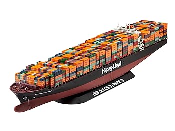 【中古】【未使用】ドイツレベル(Revell) 1/700 コンテナ船 コロンボ エキスプレス プラモデル 05152