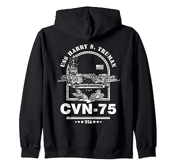 【中古】【未使用】アメリカ海軍航空母艦 CVN-75 ハリー・S・トルーマン (USS Harry S. Truman) ジップパーカー
