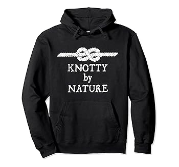 【中古】【未使用】Knotty by Nature Nautical Knots Sailor Ship Boat Sailing パーカー
