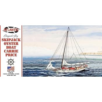 【中古】【未使用】アトランティスモデル 1/60 チェサピーク湾 スキップジャックオイスターボート (牡蠣漁船) プラモデル ATLAMCP1160 成型色