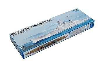 【中古】トランペッター 1/350 ドイツ海軍 巡洋戦艦 バルバロッサ プラモデル 05370 成型色