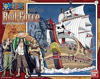 【中古】【未使用】本格帆船プラモシリーズ ONE PIECE レッド・フォース号 プラモデル T08463