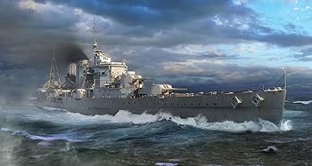 【中古】トランペッター(TRUMPETER) 1/700 イギリス海軍 重巡洋艦 HMSエクセター プラモデル 06744|AJIMURA-SHOP