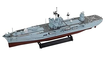 【中古】【未使用】ピットロード 1/700 スカイウェーブシリーズ アメリカ海軍 揚陸指揮艦 LCC-19 ブルー・リッジ 2004 プラモデル M55