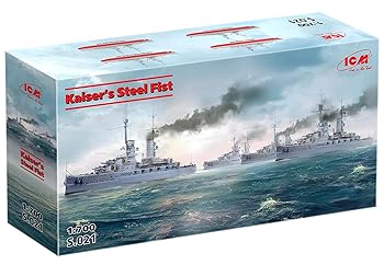 【中古】ICM 1/700 ドイツ 大洋艦隊 カイザーの鉄拳 戦艦4隻セット プラモデル S021 (船)|AJIMURA-SHOP