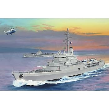 【中古】トランペッター(TRUMPETER) 1/350 フランス ヘリコプター航空母艦 ジャンヌ・ダルク 1964 プラモデル 05636 (船)｜AJIMURA-SHOP