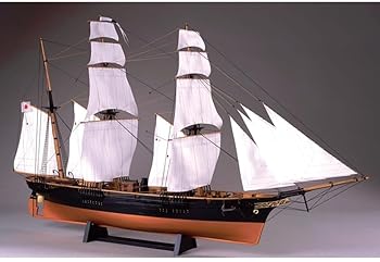 【中古】【未使用】ウッディジョー 1/75 咸臨丸 (帆付) 木製模型 組み立てキット (船)
