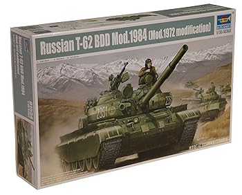 【中古】トランペッター 1/35 ソビエト軍 T-62 BDD主力戦車 Mod.1984 プラモデル|AJIMURA-SHOP