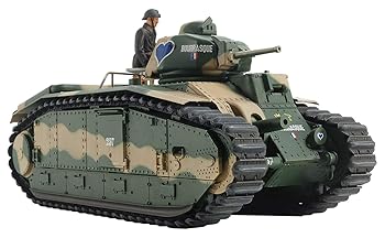 【中古】タミヤ 1/35 戦車シリーズ No.58 フランス陸軍 B1 bis シングルモーターライズ仕様 プラモデル 30058|AJIMURA-SHOP