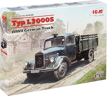【中古】【未使用】ICM 1/35 ドイツ陸軍 L3000S トラック プラモデル 35420｜AJIMURA-SHOP
