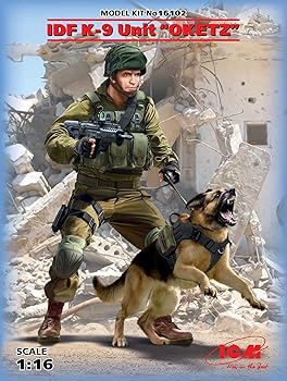【中古】ICM 1/16 イスラエル国防軍 K-9 Unitz オケッツ部隊 プラモデル 16102