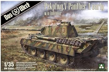 【中古】ダス・ヴェルク 1/35 ドイツ軍 5号戦車 パンターA型 前期型 (インテリア&ツィンメリットコーティング無し) プラモデル USCDW35009|AJIMURA-SHOP
