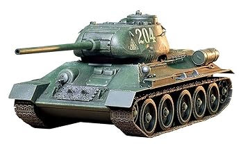 【中古】タミヤ 1/35 ミリタリーミニチュアシリーズ No.138 ソビエト軍 T34/85 中戦車 プラモデル 35138