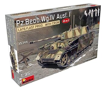 【中古】ミニアート 1/35 ドイツ陸軍 4号戦車J型 Pz.Beob.wg. 砲兵観測車 後期・最終生産型 選択式 乗員5体付 プラモデル MA35344|AJIMURA-SHOP