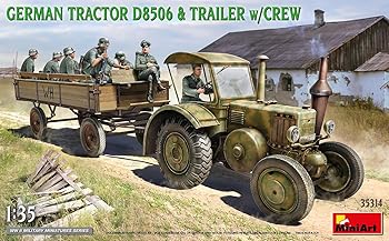 【中古】ミニアート 1/35 ドイツ トラクター D8506・トレーラークルー プラモデル MA35314|AJIMURA-SHOP