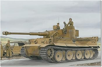 【中古】【未使用】プラッツ ドラゴン 1/35 WW2 ドイツ ティーガーI 極初期生産型 チュニジア戦線 1942 マジックトラック/アルミ砲身付属 豪華セット プラモデル DR｜AJIMURA-SHOP