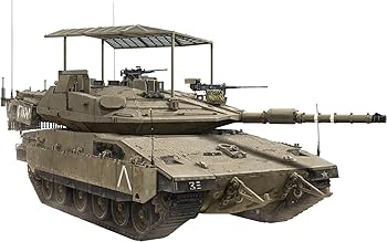 【中古】【未使用】GSIクレオス モンモデル 1/35 イスラエル 主力戦車 メルカバ Mk.4M 鳥かご装甲 プラモデル MTS056