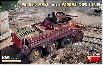 【中古】【未使用】ミニアート 1/35 Sd.Kfz.234 w/MG151ドリリング プラモデル MA40014 (戦闘車両)