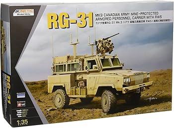 【中古】キネティック 1/35 カナダ RG-31 Mk.3 ニアラ 装輪兵員輸送車 RWS・遠隔式機銃搭載型 プラモデル KNE61010 9,983円