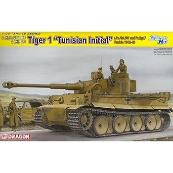 【中古】プラッツ 1/35 第二次世界大戦 ドイツ軍 ティーガーI 極初期生産型 ドイツアフリカ軍団 第501重戦車大隊 第1中隊 1942/43 チュニジア プラモデル