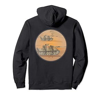 【中古】【未使用】ティーガー戦車砂漠のパンツァー観光スポットドイツ第二次世界大戦ギフト パーカー