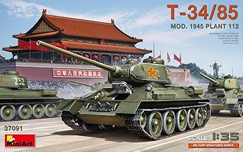 【中古】【未使用】ミニアート 1/35 中国人民解放軍 T-34/85 1945年 第112工場製 プラモデル MA37091|AJIMURA-SHOP